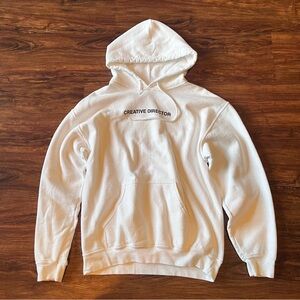 Creative Director Men's White Hoodie
